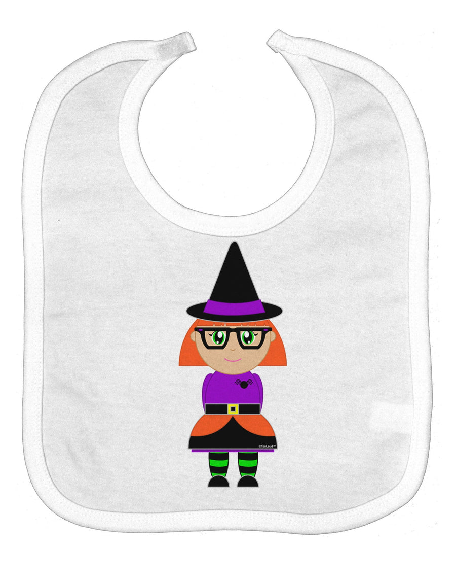 Cute Witch Halloween Baby Bib