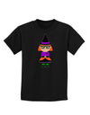 Cute Witch Halloween Childrens Dark T-Shirt-Childrens T-Shirt-TooLoud-Black-X-Small-Davson Sales