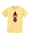 Cute Witch Halloween Childrens T-Shirt-Childrens T-Shirt-TooLoud-Daffodil-Yellow-X-Small-Davson Sales