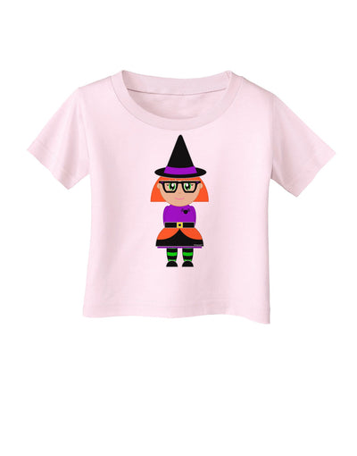 Cute Witch Halloween Infant T-Shirt-Infant T-Shirt-TooLoud-Light-Pink-06-Months-Davson Sales