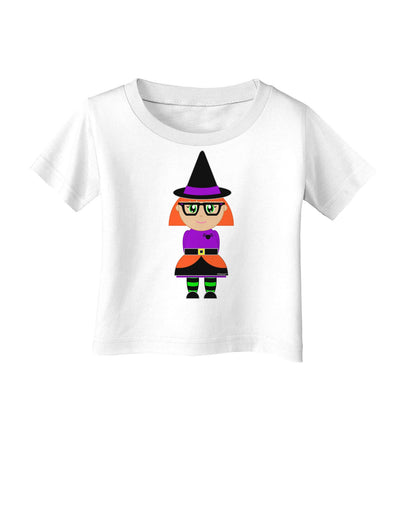 Cute Witch Halloween Infant T-Shirt-Infant T-Shirt-TooLoud-White-06-Months-Davson Sales