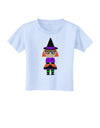 Cute Witch Halloween Toddler T-Shirt-Toddler T-Shirt-TooLoud-Light-Blue-2T-Davson Sales