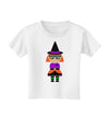 Cute Witch Halloween Toddler T-Shirt-Toddler T-Shirt-TooLoud-White-2T-Davson Sales