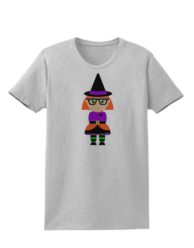 Cute Witch Halloween Womens T-Shirt-Womens T-Shirt-TooLoud-AshGray-X-Small-Davson Sales