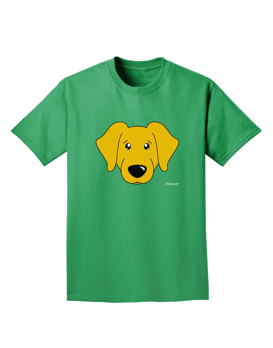 Cute Yellow Labrador Retriever Dog Adult Dark T-Shirt by TooLoud-Mens T-Shirt-TooLoud-Purple-Small-Davson Sales