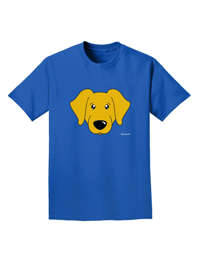 Cute Yellow Labrador Retriever Dog Adult Dark T-Shirt by TooLoud-Mens T-Shirt-TooLoud-Royal-Blue-Small-Davson Sales