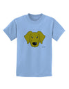 Cute Yellow Labrador Retriever Dog Childrens T-Shirt by TooLoud-Childrens T-Shirt-TooLoud-Light-Blue-X-Small-Davson Sales