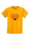 Cute Yellow Labrador Retriever Dog Childrens T-Shirt by TooLoud-Childrens T-Shirt-TooLoud-Gold-X-Small-Davson Sales