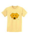 Cute Yellow Labrador Retriever Dog Childrens T-Shirt by TooLoud-Childrens T-Shirt-TooLoud-Daffodil-Yellow-X-Small-Davson Sales