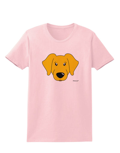 Cute Yellow Labrador Retriever Dog Womens T-Shirt by TooLoud-Womens T-Shirt-TooLoud-PalePink-X-Small-Davson Sales