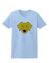 Cute Yellow Labrador Retriever Dog Womens T-Shirt by TooLoud-Womens T-Shirt-TooLoud-Light-Blue-X-Small-Davson Sales