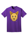 Cute Yorkshire Terrier Yorkie Dog Adult Dark T-Shirt by TooLoud-Mens T-Shirt-TooLoud-Purple-Small-Davson Sales