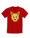 Cute Yorkshire Terrier Yorkie Dog Childrens Dark T-Shirt by TooLoud-Childrens T-Shirt-TooLoud-Red-X-Small-Davson Sales