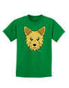 Cute Yorkshire Terrier Yorkie Dog Childrens Dark T-Shirt by TooLoud-Childrens T-Shirt-TooLoud-Kelly-Green-X-Small-Davson Sales