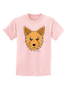 Cute Yorkshire Terrier Yorkie Dog Childrens T-Shirt by TooLoud-Childrens T-Shirt-TooLoud-PalePink-X-Small-Davson Sales