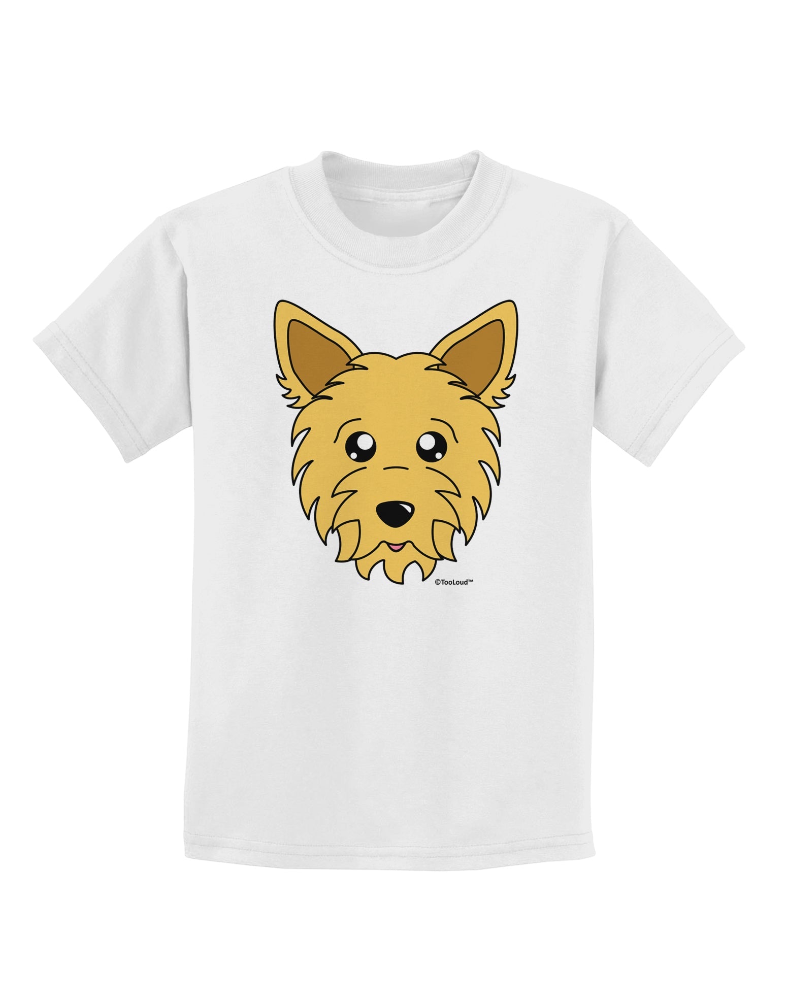 Cute Yorkshire Terrier Yorkie Dog Childrens T-Shirt by TooLoud-Childrens T-Shirt-TooLoud-White-X-Small-Davson Sales