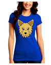 Cute Yorkshire Terrier Yorkie Dog Juniors Crew Dark T-Shirt by TooLoud-T-Shirts Juniors Tops-TooLoud-Royal-Blue-Juniors Fitted Small-Davson Sales