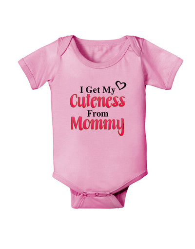 Cuteness From Mommy Baby Romper Bodysuit-Baby Romper-TooLoud-Pink-06-Months-Davson Sales