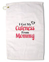 Cuteness From Mommy Premium Cotton Golf Towel - 16 x 25 inch-Golf Towel-TooLoud-16x25"-Davson Sales