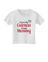 Cuteness From Mommy Toddler T-Shirt-Toddler T-Shirt-TooLoud-White-2T-Davson Sales