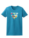 Cutsie Cartel Womens Dark T-Shirt-TooLoud-Turquoise-X-Small-Davson Sales