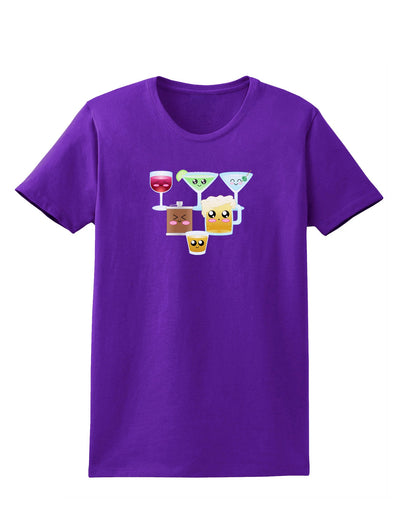 Cutsie Cartel Womens Dark T-Shirt-TooLoud-Purple-X-Small-Davson Sales