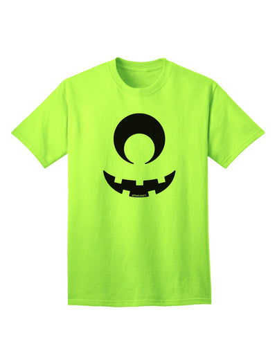 Cyclops Jack-o-Lantern Adult T-Shirt-Mens T-Shirt-TooLoud-Neon-Green-Small-Davson Sales