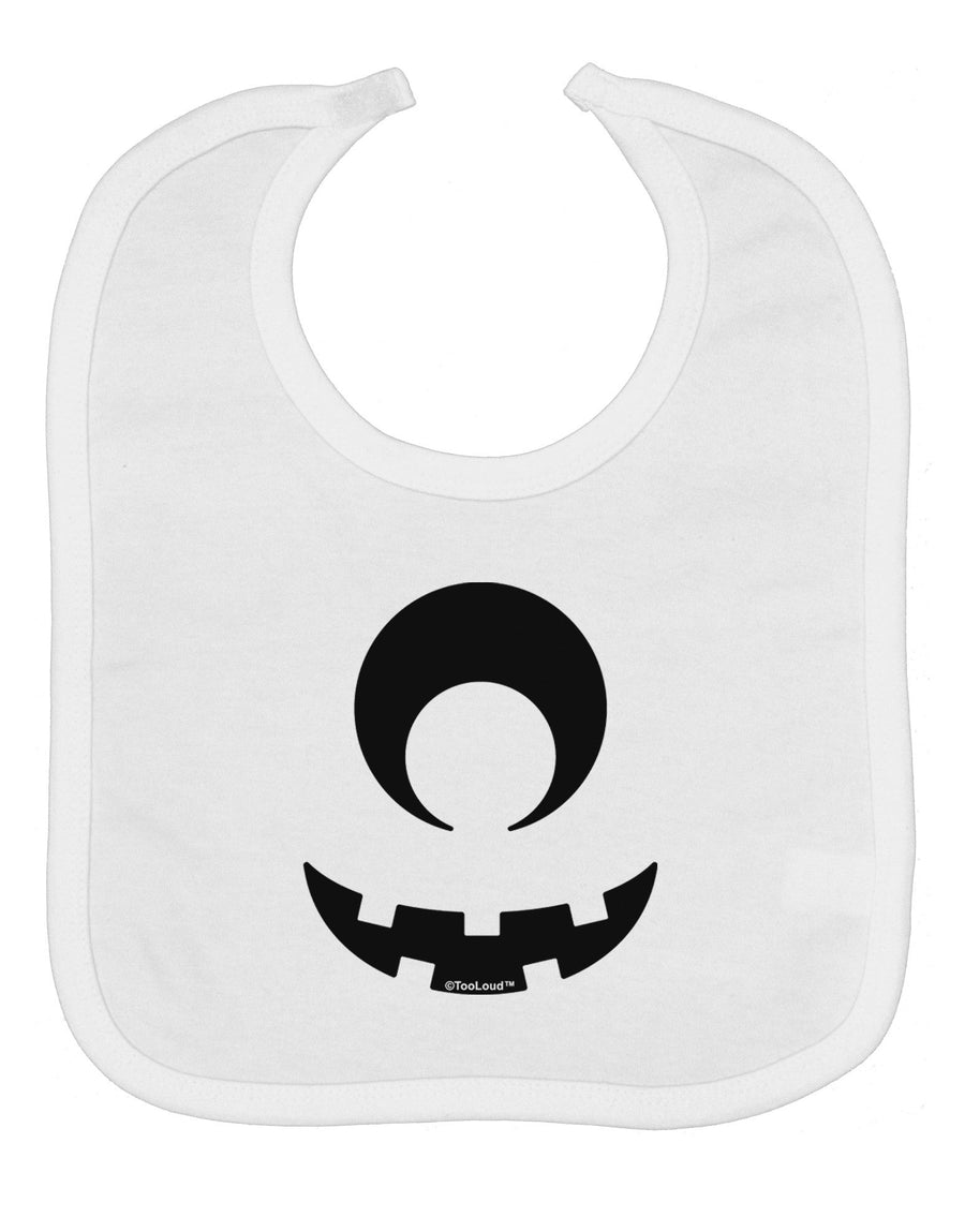 Cyclops Jack-o-Lantern Baby Bib