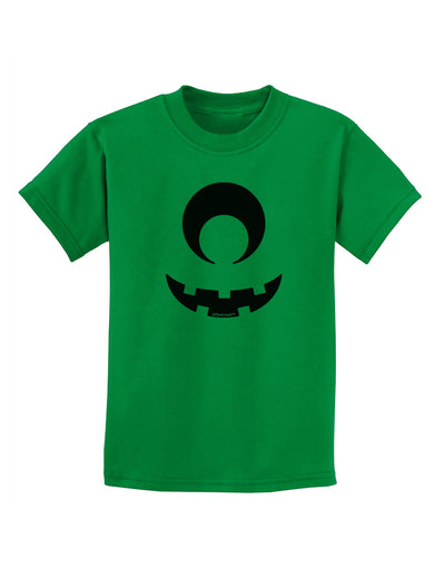 Cyclops Jack-o-Lantern Childrens T-Shirt-Childrens T-Shirt-TooLoud-Kelly-Green-X-Small-Davson Sales