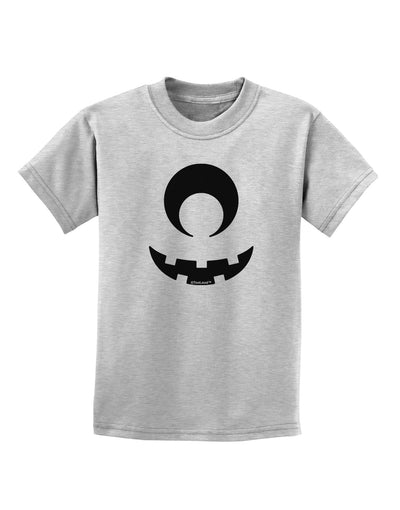 Cyclops Jack-o-Lantern Childrens T-Shirt-Childrens T-Shirt-TooLoud-AshGray-X-Small-Davson Sales