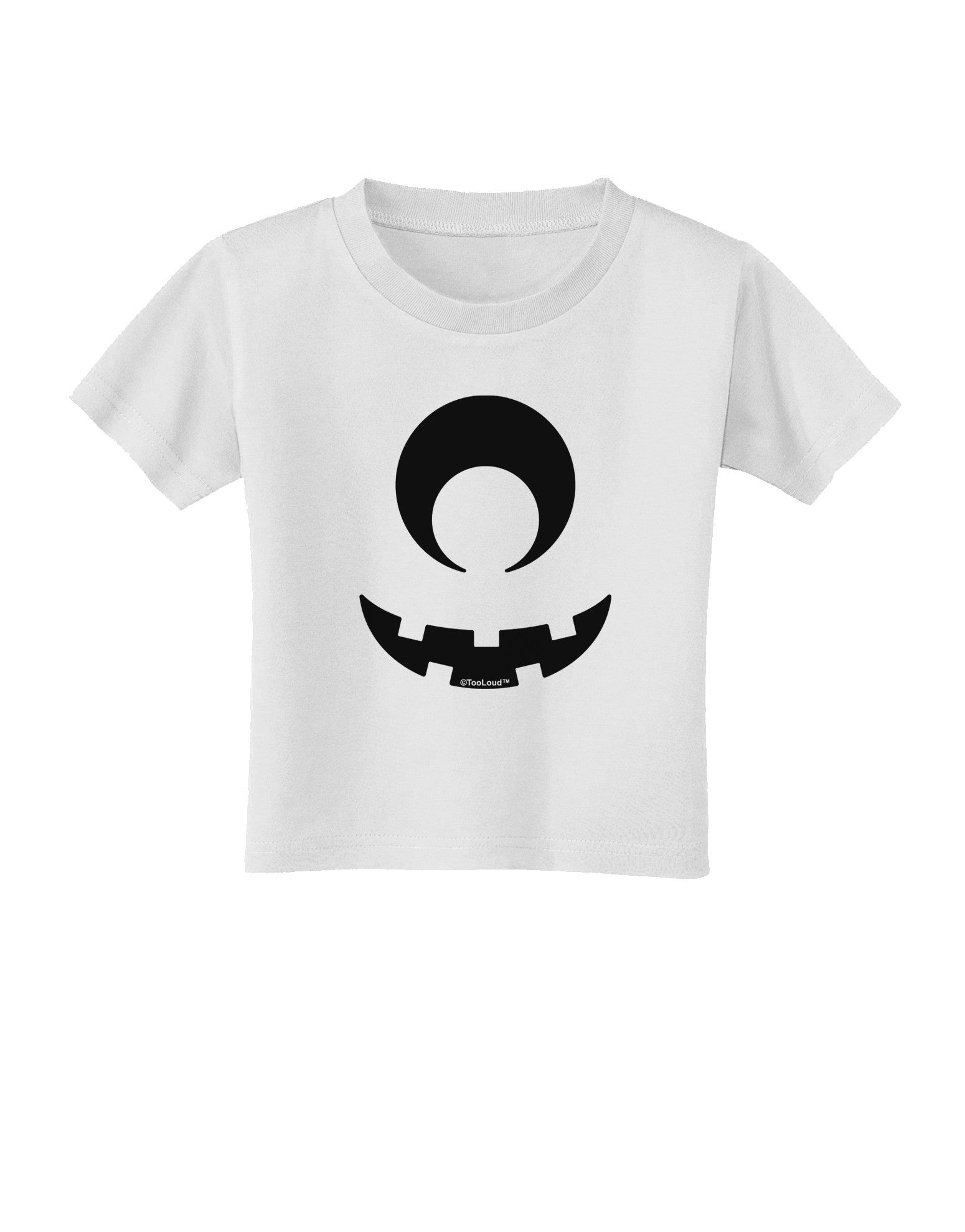 Cyclops Jack-o-Lantern Toddler T-Shirt-Toddler T-Shirt-TooLoud-White-2T-Davson Sales
