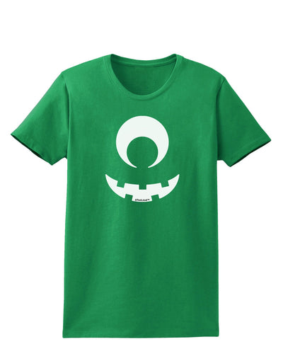 Cyclops Jack-o-Lantern Womens Dark T-Shirt-TooLoud-Kelly-Green-X-Small-Davson Sales