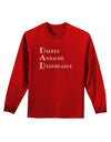 DAD - Acronym Adult Long Sleeve Dark T-Shirt by TooLoud-TooLoud-Red-Small-Davson Sales