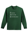 DAD - Acronym Adult Long Sleeve Dark T-Shirt by TooLoud-TooLoud-Dark-Green-Small-Davson Sales