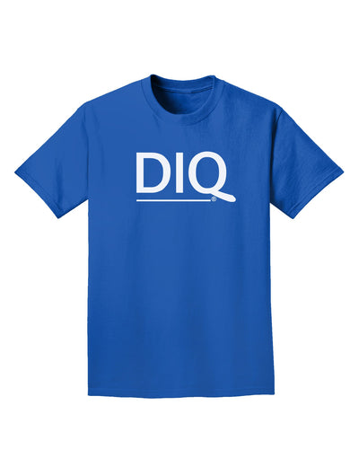 DIQ Wear Logo Adult Dark T-Shirt-Mens T-Shirt-DIQ Wear-Royal-Blue-Small-Davson Sales