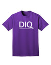 DIQ Wear Logo Adult Dark T-Shirt-Mens T-Shirt-DIQ Wear-Purple-Small-Davson Sales