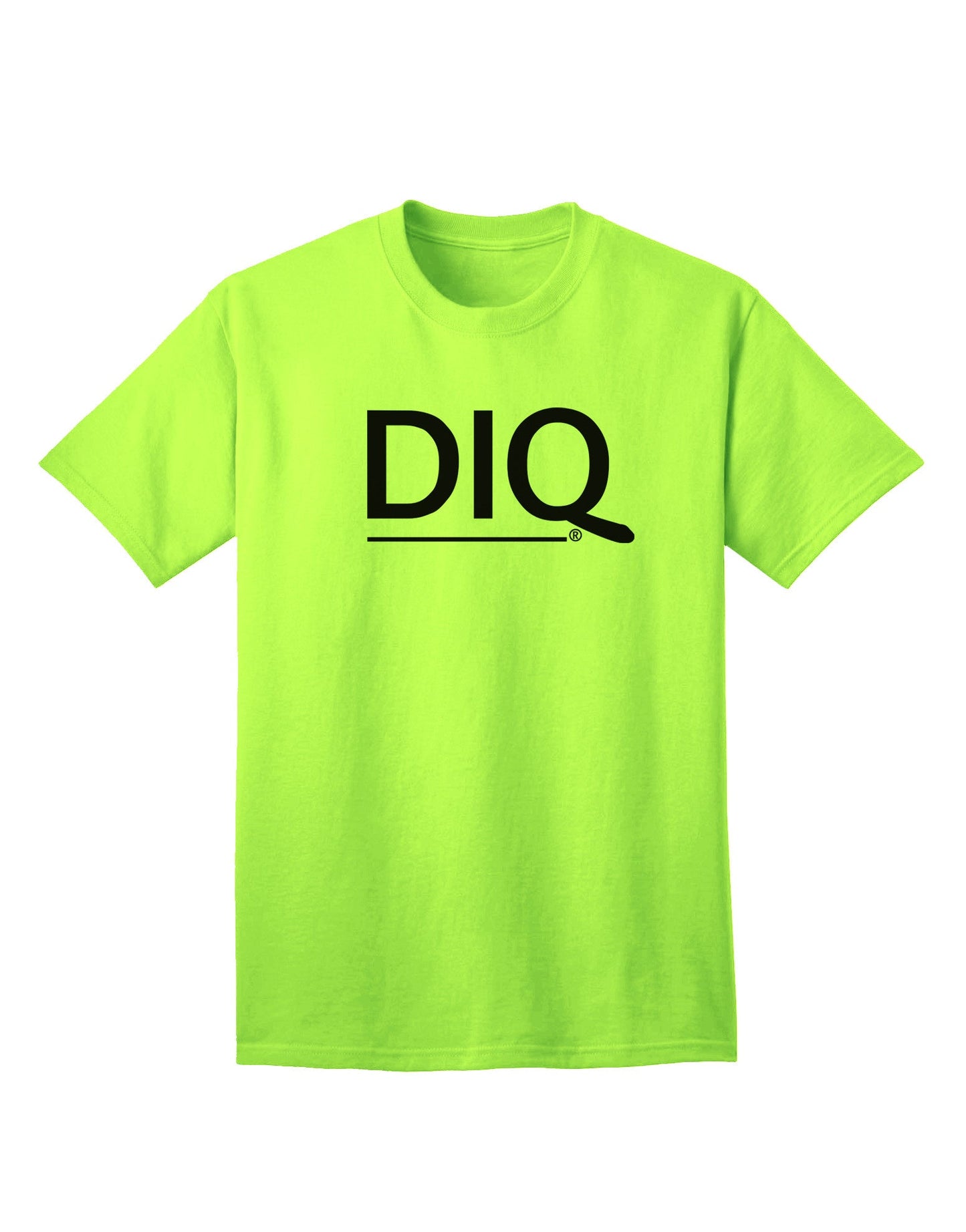 DIQ Wear Logo Adult T-Shirt - Premium Quality Ecommerce Collection-Mens T-shirts-DIQ Wear-Neon-Green-Small-Davson Sales