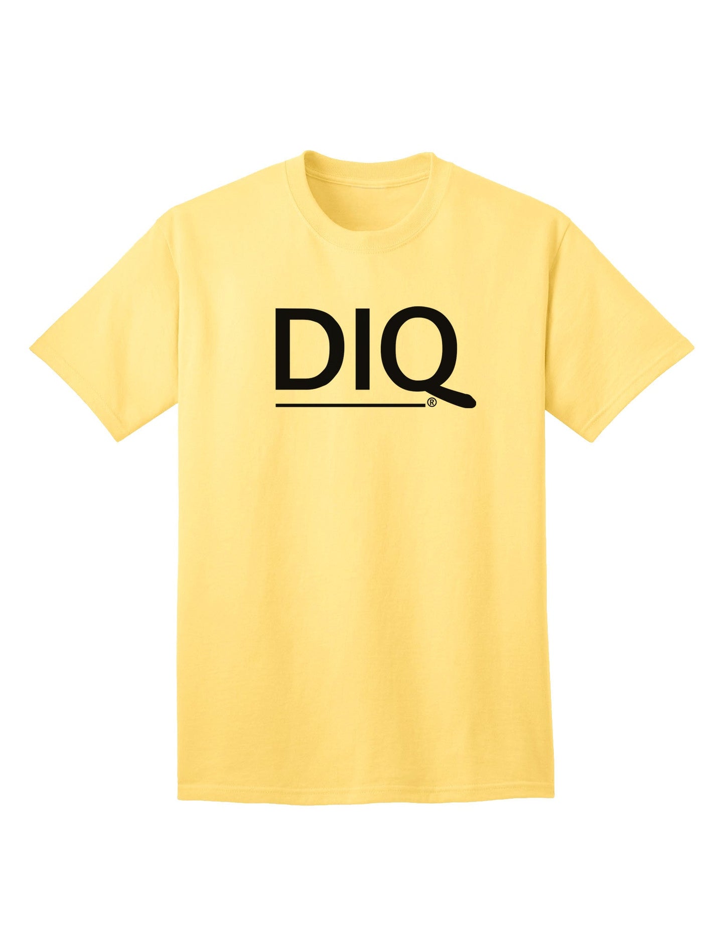 DIQ Wear Logo Adult T-Shirt - Premium Quality Ecommerce Collection-Mens T-shirts-DIQ Wear-Yellow-Small-Davson Sales