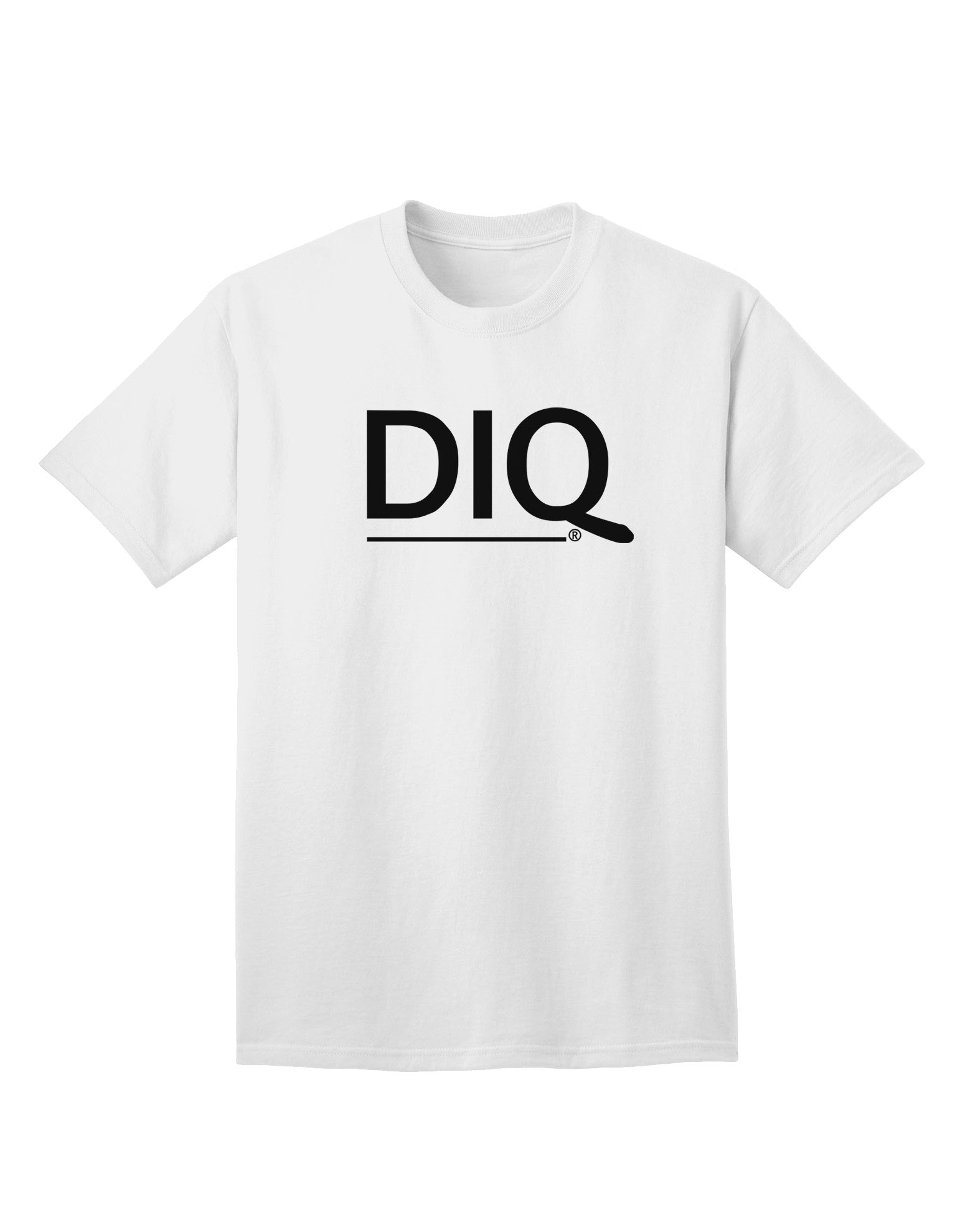 DIQ Wear Logo Adult T-Shirt - Premium Quality Ecommerce Collection-Mens T-shirts-DIQ Wear-White-Small-Davson Sales