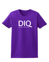 DIQ Wear Logo Womens Dark T-Shirt-DIQ Wear-Purple-X-Small-Davson Sales