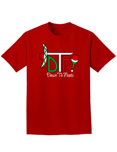 DTF Down To Fiesta Adult Dark T-Shirt-Mens T-Shirt-TooLoud-Red-Small-Davson Sales