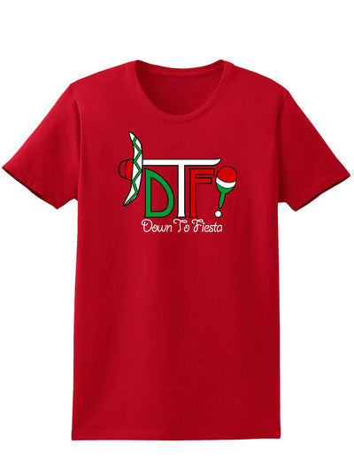 DTF Down To Fiesta Womens Dark T-Shirt-TooLoud-Red-X-Small-Davson Sales