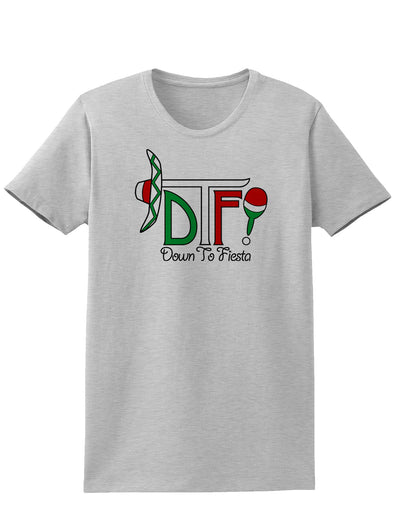 DTF Down To Fiesta Womens T-Shirt-Womens T-Shirt-TooLoud-AshGray-X-Small-Davson Sales