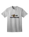 Dachshund Enthusiast Adult T-Shirt by TooLoud-Mens T-shirts-TooLoud-AshGray-Small-Davson Sales