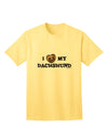 Dachshund Enthusiast Adult T-Shirt by TooLoud-Mens T-shirts-TooLoud-Yellow-Small-Davson Sales