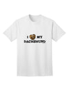 Dachshund Enthusiast Adult T-Shirt by TooLoud-Mens T-shirts-TooLoud-White-Small-Davson Sales