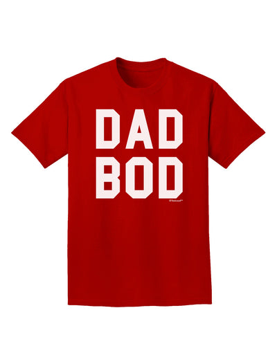 Dad Bod Design Adult Dark T-Shirt by TooLoud-Mens T-Shirt-TooLoud-Red-Small-Davson Sales