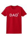 Dad Cubed - Dad of Three Womens Dark T-Shirt by TooLoud-Womens T-Shirt-TooLoud-Red-X-Small-Davson Sales