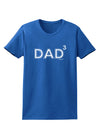 Dad Cubed - Dad of Three Womens Dark T-Shirt by TooLoud-Womens T-Shirt-TooLoud-Royal-Blue-X-Small-Davson Sales