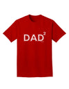 Dad Squared - Dad of Two Adult Dark T-Shirt-Mens T-Shirt-TooLoud-Red-Small-Davson Sales